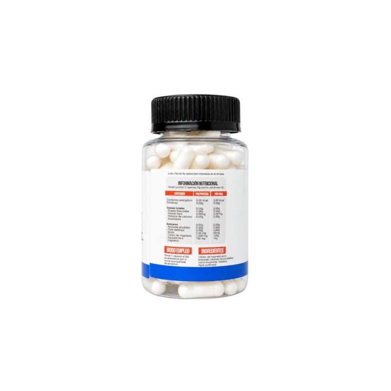 SUPERLABS NUTRITION CITRATO DE MAGNESIO 500MG 100 CAPSULAS