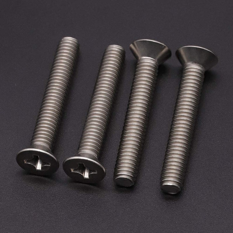 5/16-18 x 1-1/4" (20 Pack) Phillips Flat Head Machine Screws,