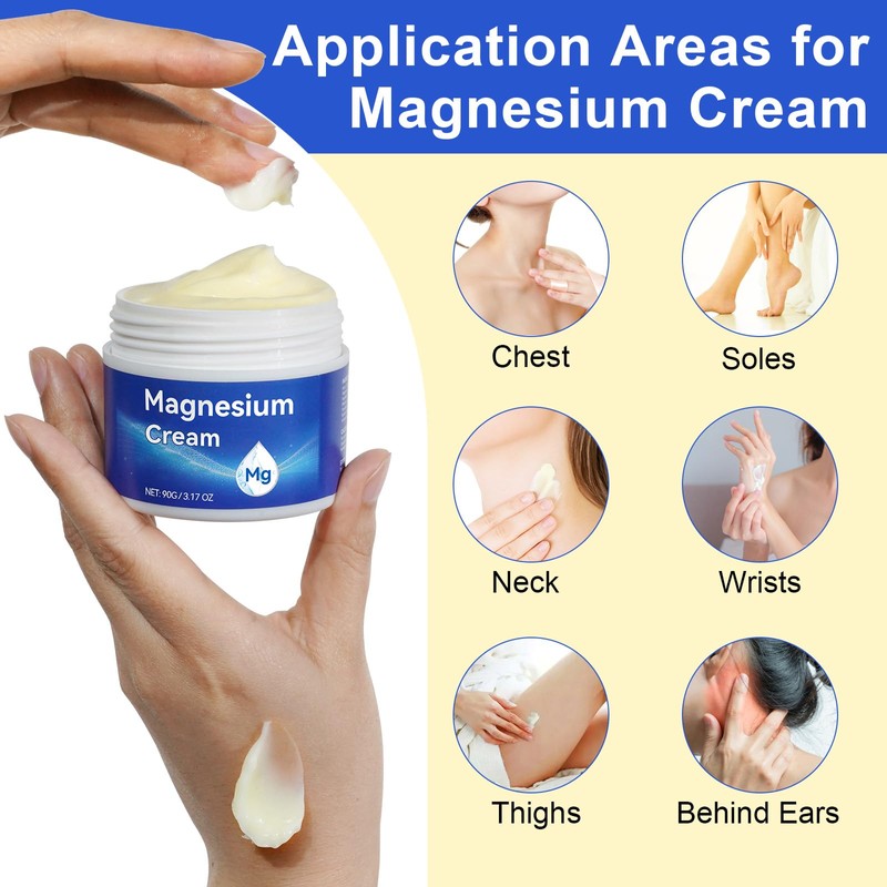 FUBAOLIN Magnesium Cream - Magnesium Lotion, Topical Magnesium Butter Balm