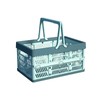 ZANZER Collapsible Storage Crate -9L Foldable Handle Crate Storage Basket