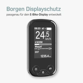 Borgen E-Bike Screen Protector, Suitable for Shimano Steps SC-E-6100 Display, Transparent and Waterproof, Shock and Scratch Protection