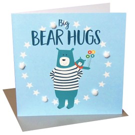 Pom Pom "Daddy Bear" Father's Day Card,FPO008