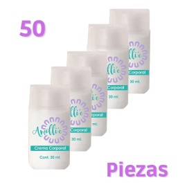 Crema Amolli'e 30ml Amenidades Hoteleras Mayoreo 50 Pzas Tipo De Envase Botella