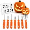 Halloween Pumpkin Carving Kit with 7 Stainless Steel Tools