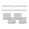 8 Pcs Silver Rhinestone Car Stickers, Bling Car Accessories -