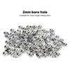 50PCS Fishing Double Rattle Metal Sea Fishing Attractor Bell Beads