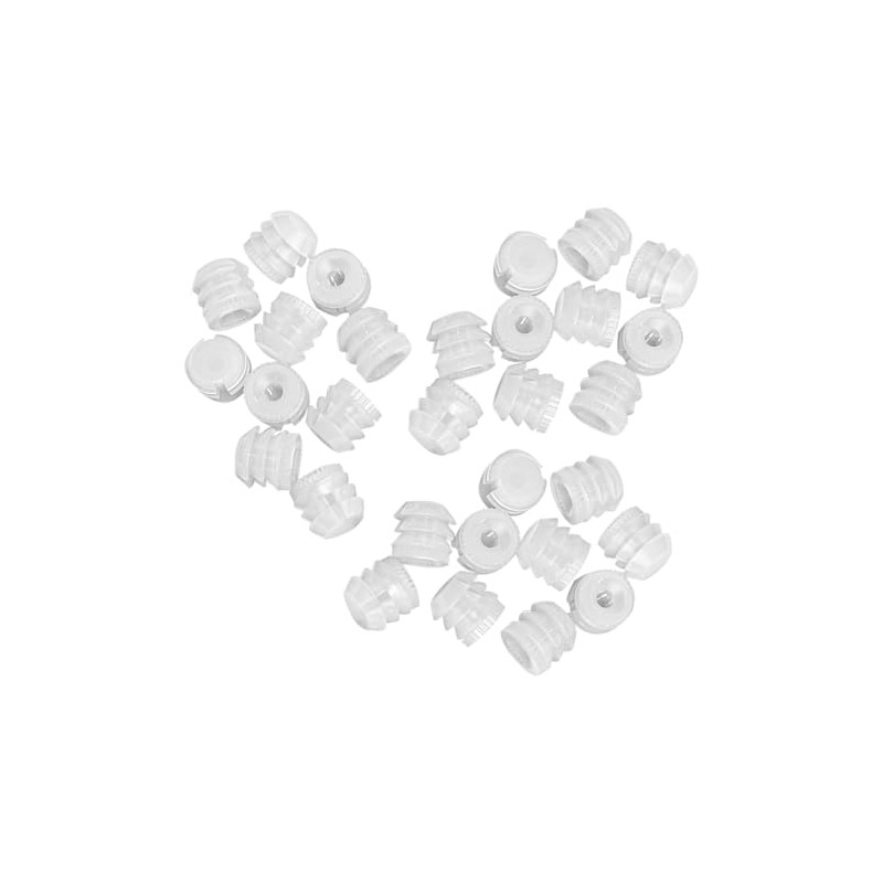 200 Pcs Plastic Hinge Dowel Inserts Cabinet Door Hinge Screw