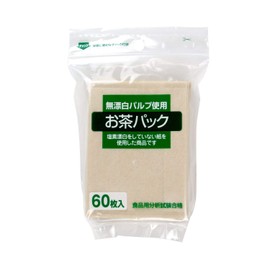 ZENMI Unbleached Tea Packs, 60 Sheets, Set of 3, Made in Japan, Brown