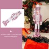 SEWACC Christmas Nutcracker Figures Crafts Decor Funny Wooden Nutcracker Soldier