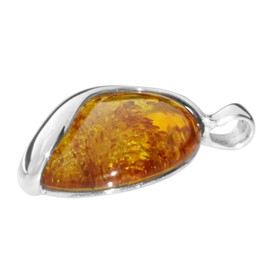 Pendant – Estefanja – Silver 925/000 – Amber, Sterling Silver, Amber