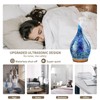 Porseme 280ml Essential Oil Diffuser 3D Hand-Blown Glass Aroma Diffusor,
