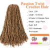 Umylar Passion Twist Hair 18 Inch 8 Packs Pre-twisted Passion