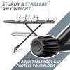 KINGBOARD Ironing Board, Compact Iron Board Full Size with Extra