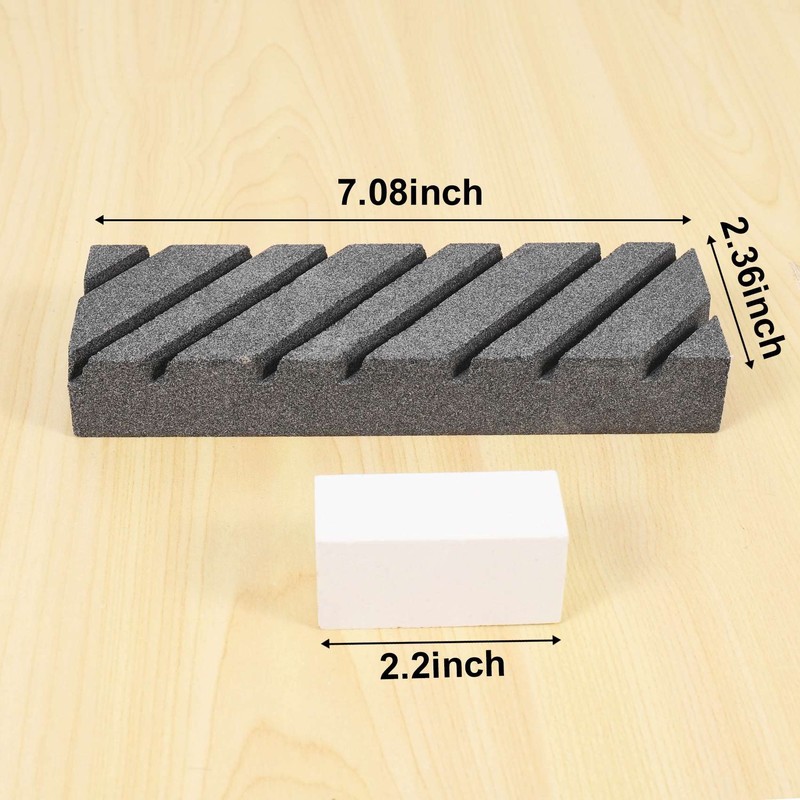Dual Grit Coarse/Fine Flattening Stone Set - Two Sharpening Flattener