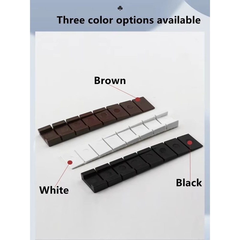 Furniture Leveling Shims for Uneven Furniture – 10-Piece Plastic Wedge