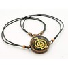 ZZYBIA Reiki Cho Ku Rei Orgone Pendant with Obsidian