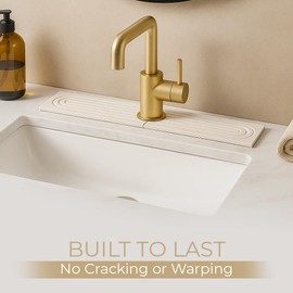 Faucet mat for kitchen sink quick Drying Mat Faucet Mat – Premium Kitchen Sink Accessories for Water Guard, Countertop Protection & Quick Drying kitchen faucet mat (23.62 × 3.94 in)