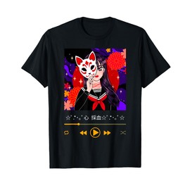 Anime Yandere Oni Mask Lewd T-Shirt
