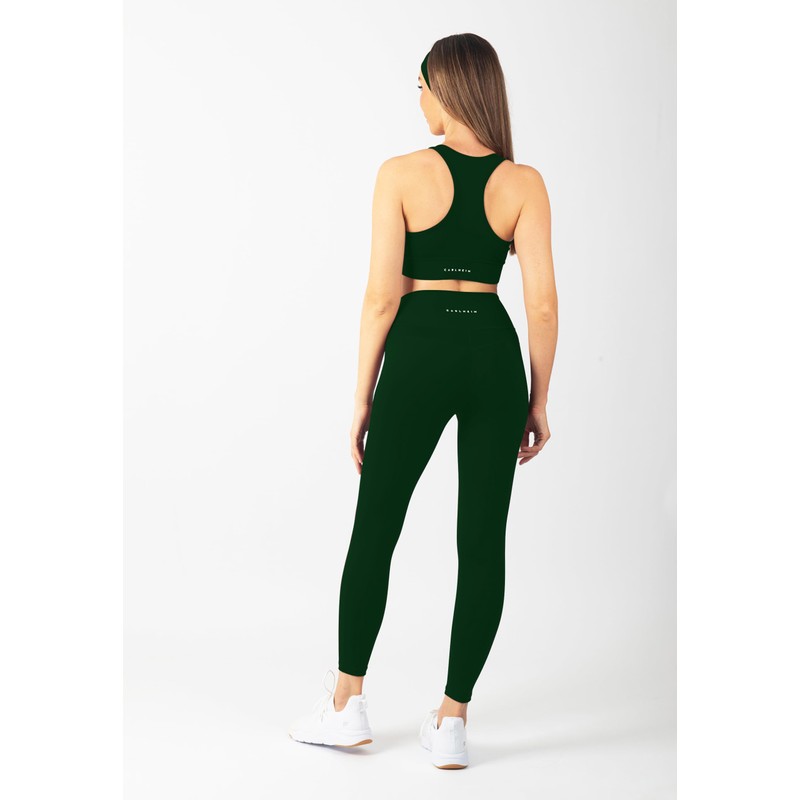 Carlheim Women's Serenita Active Collection Leggings, Forest green