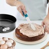 Springform mit Flachboden 24 cm runde Backform mit Antihaftbeschichtung, runde