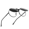 Glclrs Round Flip Up Sunglasses – Small Flip-Up Shades with