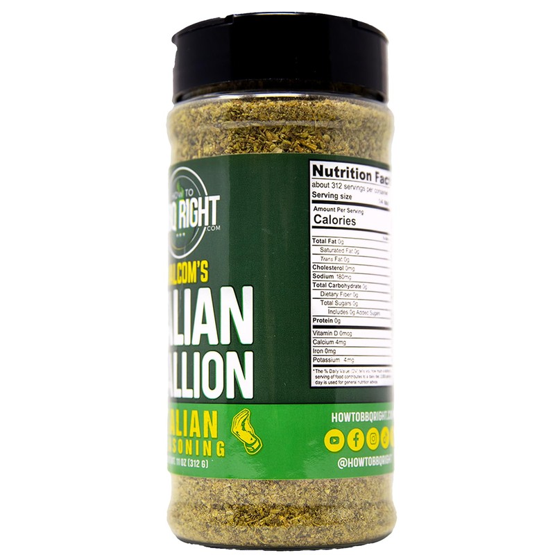 Malcom's Italian Stallion Seasoning | Italian Seasoning for pizza, pasta,