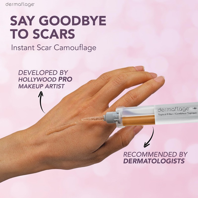 Dermaflage Scar Filler, Refill Applicator