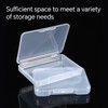 18-Piece Small Storage Box, Transparent Plastic Box, Plastic Box with