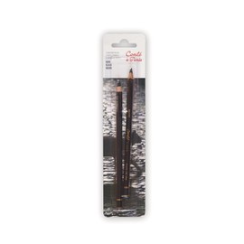 Conté à Paris 2 – Juego de lápices de Pastel, 2 Unidades, Negro, 1