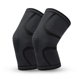 Knitted Nylon Sports Knee Brace for Hiking & Badminton, Unisex Knee Pad for Autumn & Winter Dali M (Single) / Rose Red 3ea