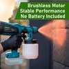Brushless Cordless Paint Sprayer Electric Spray Paint Gun for for