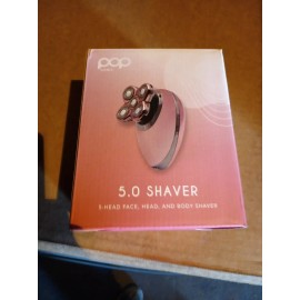 Pop Sonic 5.0 Shaver (5-Head Face, Head, and Body Shaver) LED Display - Pink