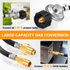 GasSaf 6FT Propane Regulator Hose with Adapter for Blackstone 17/22-inch