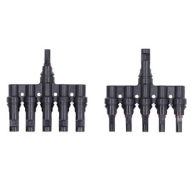 1 Pair Solar Branch Connector Panel Parallel Connection Cable Splitter Coupler DIY Mount Tool T6