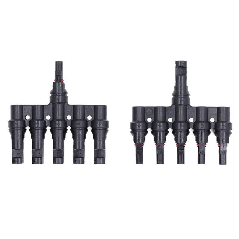 1 Pair Solar Branch Connector Panel Parallel Connection Cable Splitter