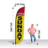 LookOurWay Feather Flag - 12ft Tall Advertising Flag Banner for