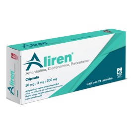 Aliren Cápsula 50 Mg/3 Mg/300 Mg, 24 Cápsulas