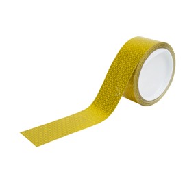 Prolac Reflective Contour Marking, 10 Metre Marking with Striking Colour, Transferable Outline Marking on Vehicles - Fits Trucks and Trailers - Yellow/Continuous