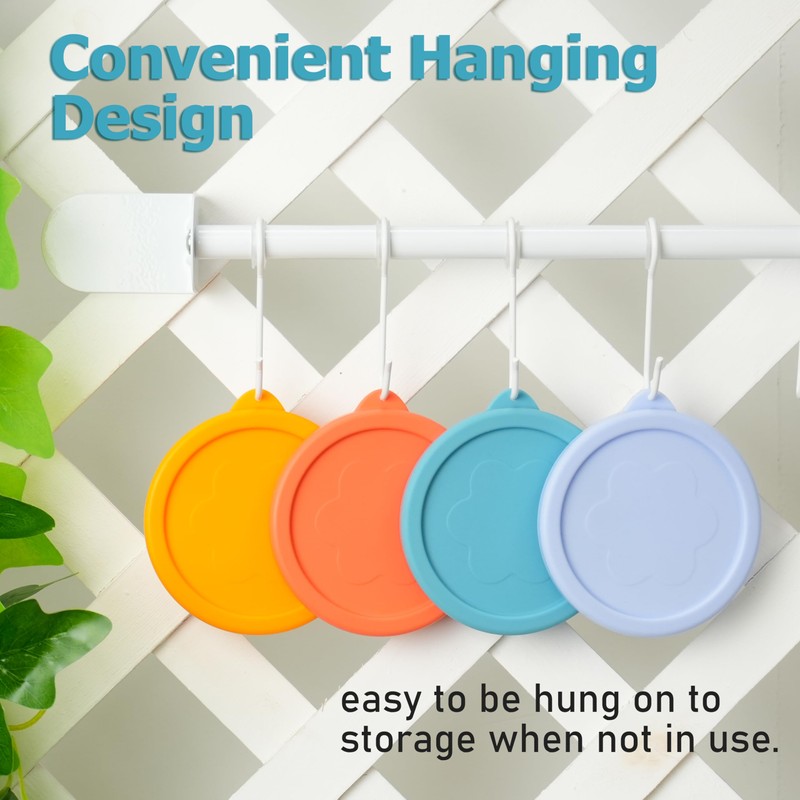 LUVCOSY 2 Cup Silicone Replacement Lids Storage Cover for Anchor