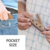 Beard Comb for Men Pocket Folding Combs for Mustache &