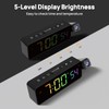 Netzu Projection Alarm Clock for Bedroom Ceiling, Small Compact Plug-in