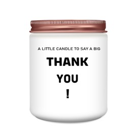 Homsolver Thank You Gifts for Women Men, Teacher Appreciation Gifts,Thank You Gifts for Mom, Father, Friends, Coworkers, Hostess Gift Ideas, Thanksgiving Birthday Gifts -Thank You Candle
