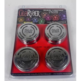 GLORYDER WHEEL LIGHTING FOR CAR TRUCKS LIGHTS WHEELS Rims Yellow Glo Ryder 4pk.