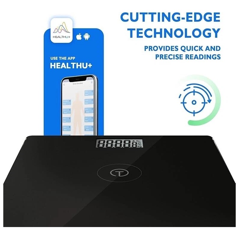 T Electronics Digital Scale for Body Weight up to 440lbs