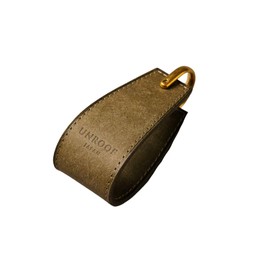 UNROOF Genuine Leather Pueblo Key Holder, Premium Leather Key Case for Smart Storage of Keys, Greigio