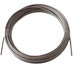 Wire Rope 2 mm 10 m Railing Rope Stainless Steel 7X7 EN 1.4401 Medium Soft A4 Nirosta