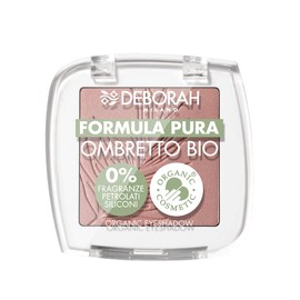 Deborah Eyeshadow Mono Organic Formula Pure Colour No. 05 Pink, with Ingredients 100% Natural Origin, Vegan and Animal Friendly