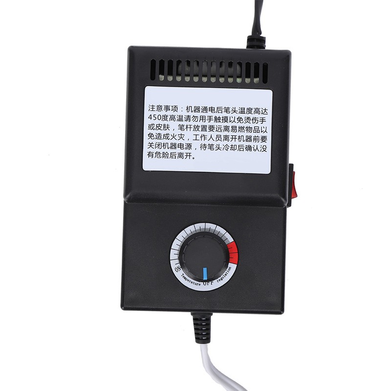 25W Pyrography Pen Machine Kit Set Wood Burning Crafts Tools