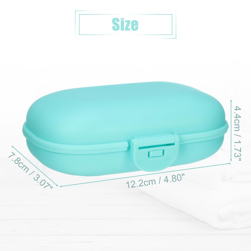 VOCOSTE Soap Dish, Soap Case, Soap Holder, For Travel, Camping,