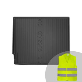 FROGUM DryZone Rubber Mat All Year Round Practical Car Boot Mat Boot Liner Suitable for Peugeot 5008 I 2009-2017 High Edge Robust and Durable